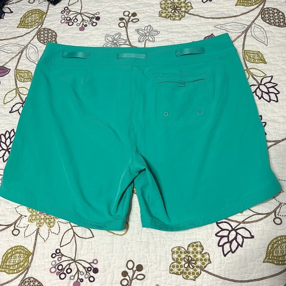 Green Prana swim boardshorts - Picture 2 of 4